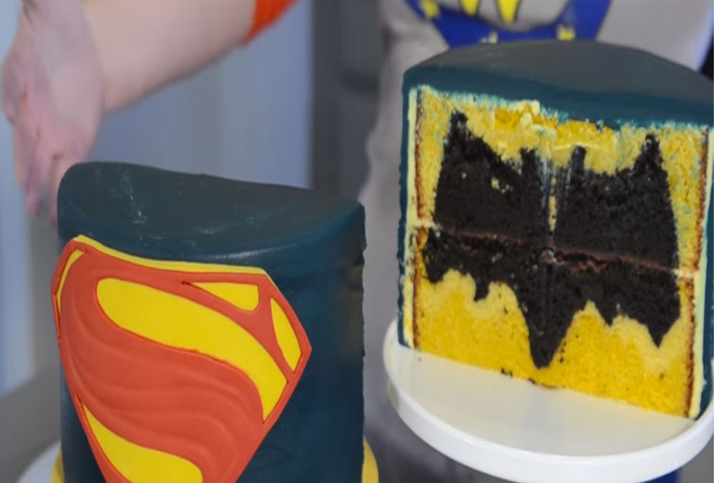 Perfect Batman v Superman Kids Birthday Cake