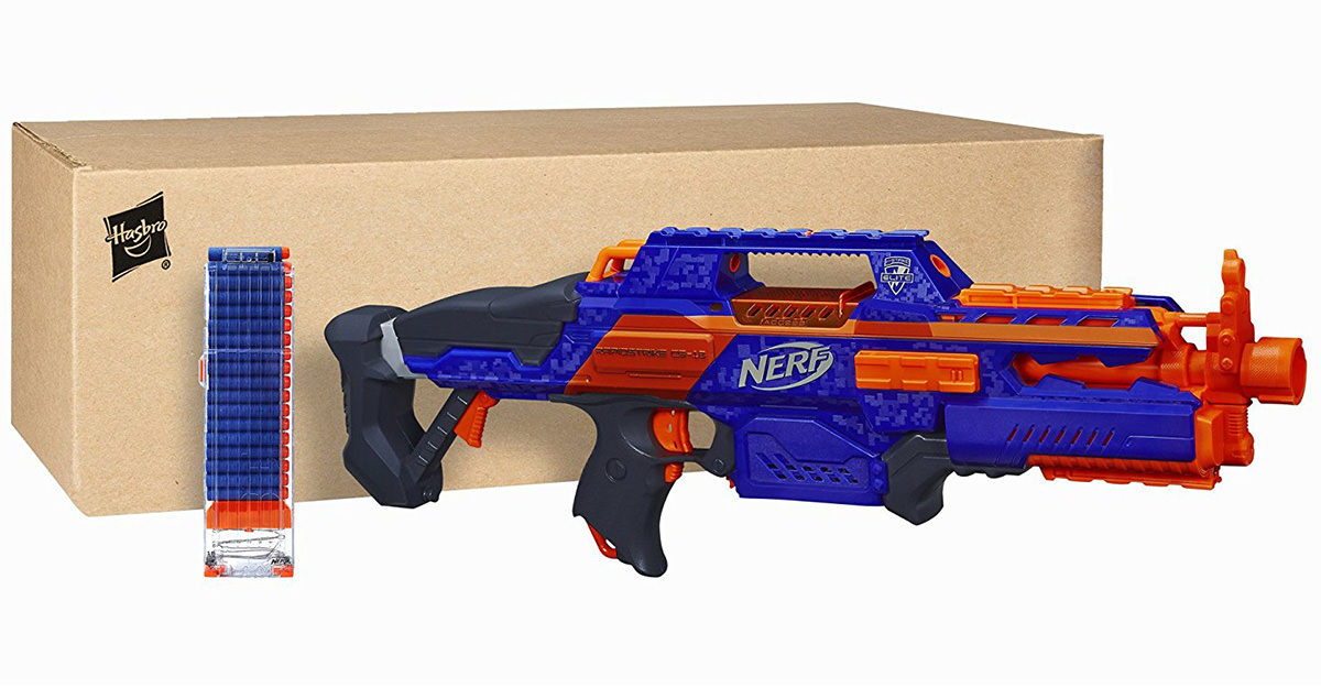 Nerf guns are very popular and fun to play with.
