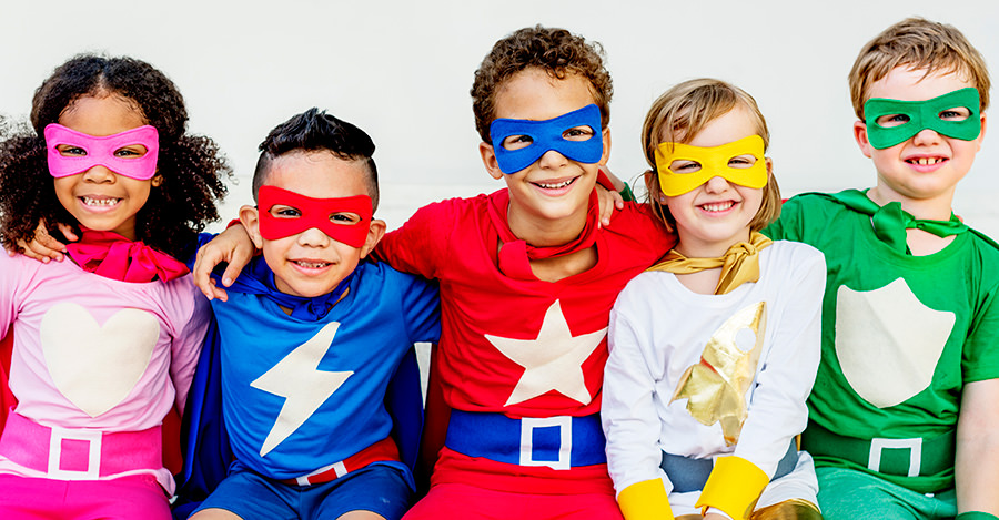 Every kid wants to be a superhero, this theme helps make it possible.