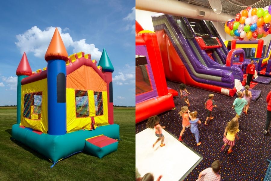 Inflatable for Rent vs. Indoor Bounce House Event